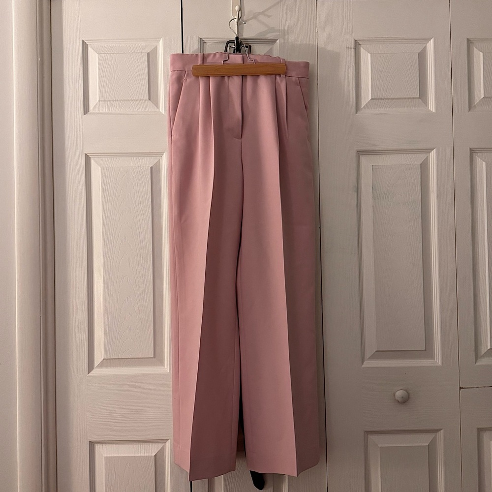 Abercrombie & Fitch Pink Wide Leg Pants
